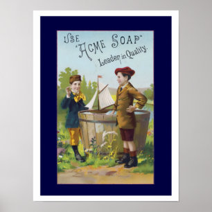 Vintage Soap Ad Art Poster