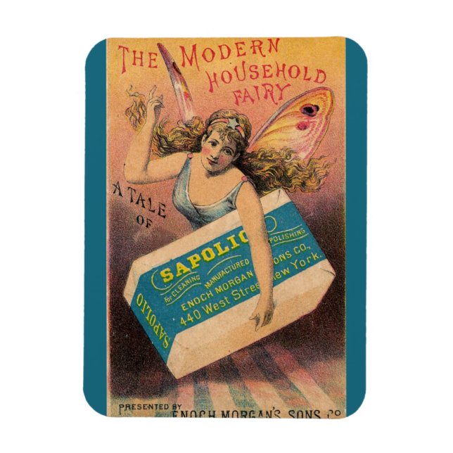 Vintage Soap Ad House Fairy   Magnet (Vertical)