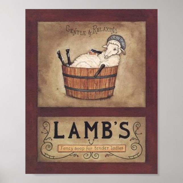 Vintage Soap Ad Print (Front)