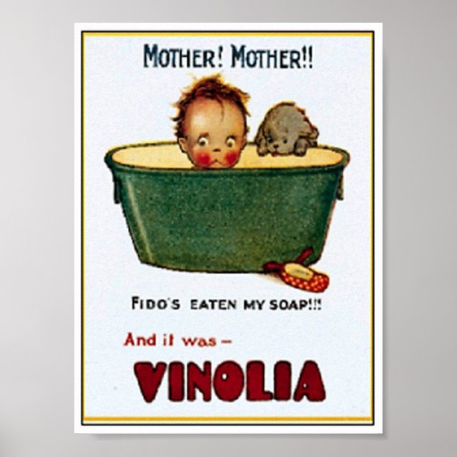 Vintage Soap Ad Print (Front)
