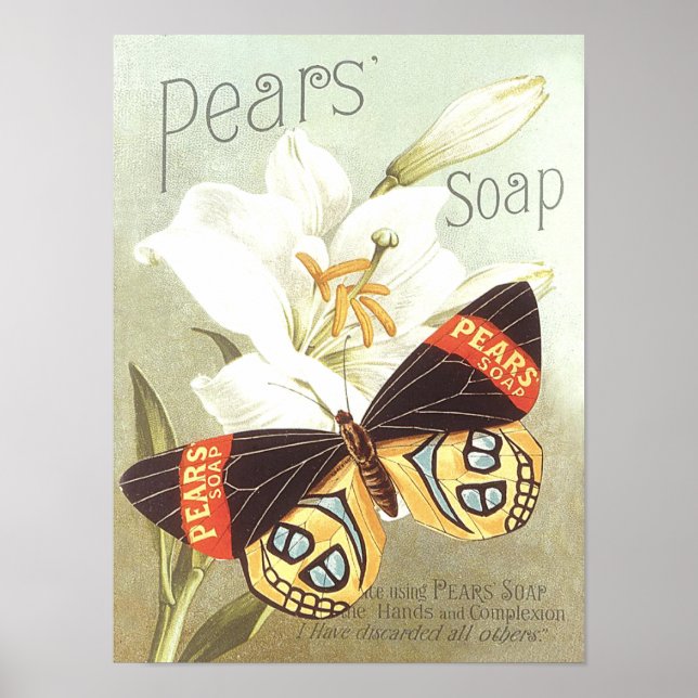 Vintage Soap Advertisement  Poster (Front)