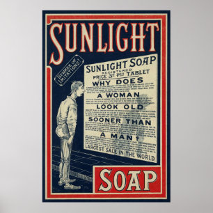 Vintage Soap Advertisement Poster