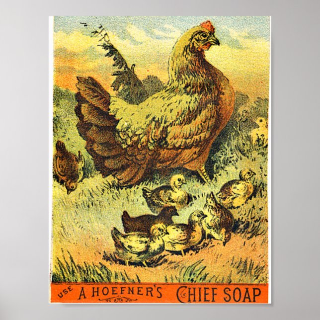 Vintage soap advertising poster (Front)