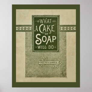 Vintage Soap Advertising Poster