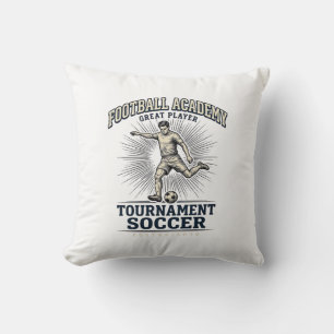 Vintage Soccer Academy Tournament Player Shirt (2) Cushion