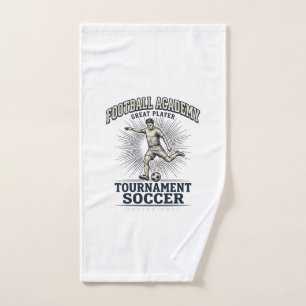 Vintage Soccer Academy Tournament Player Shirt (2) Hand Towel