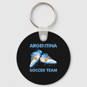 Vintage Soccer Boots Argentina Flag Argentina Socc Key Ring