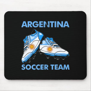 Vintage Soccer Boots Argentina Flag Argentina Socc Mouse Pad