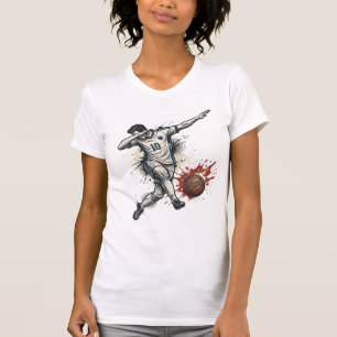 Vintage Soccer Dab Player Graphic Shirt Design_1