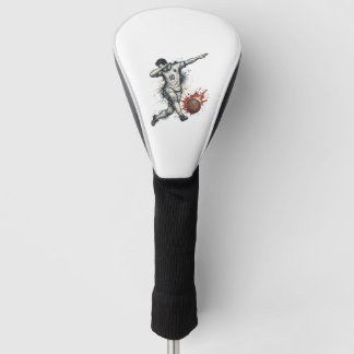 Vintage Soccer Dab Player Graphic Shirt Design_1 Golf Head Cover