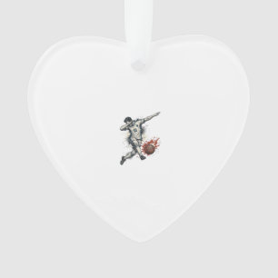 Vintage Soccer Dab Player Graphic Shirt Design_1 Ornament