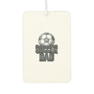Vintage Soccer Dad Bold Engraving Shirt Design_1 Car Air Freshener