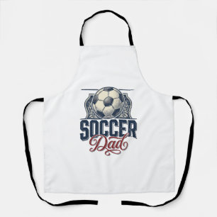 Vintage Soccer Dad Shirt Design_1 Apron