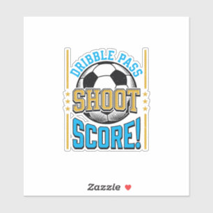 Vintage Soccer Dribble Pass Shoot Score Shirt Desi