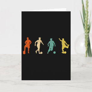 Vintage Soccer Graphic Design Futbol Footbyll Socc Card