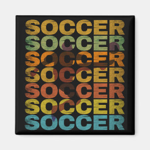 VINTAGE SOCCER MAGNET