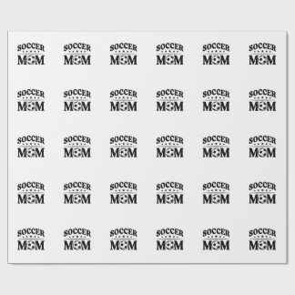 Vintage Soccer Mum Shirt Vector Design_1 Wrapping Paper