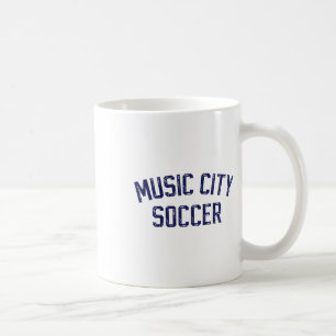Vintage Soccer Nashville Music City Soccer Retro F Coffee Mug