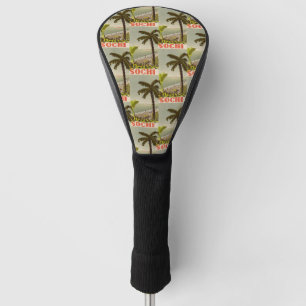 Vintage Sochi Marine Station Fine Art Travel Golf Head Cover