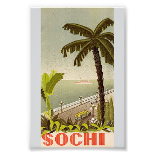 Vintage Sochi Marine Station Fine Art Travel Photo Print