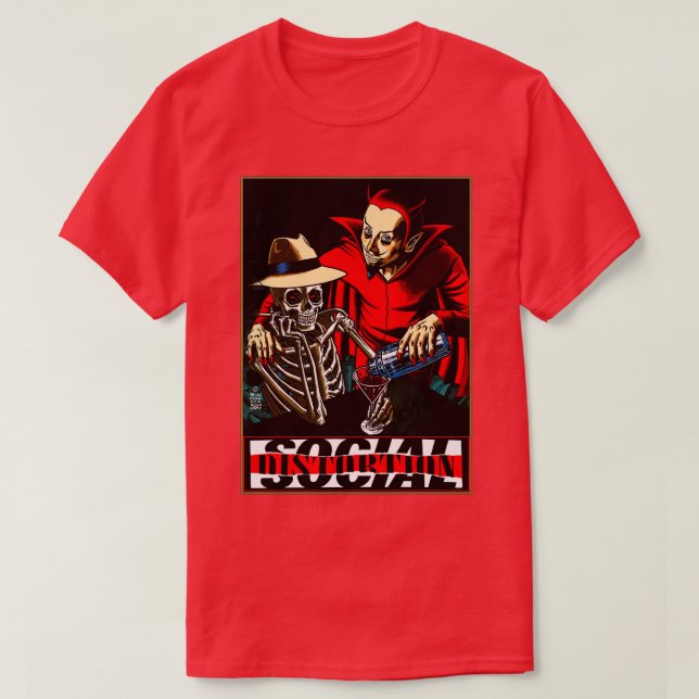 Vintage Social D T-Shirt (Design Front)