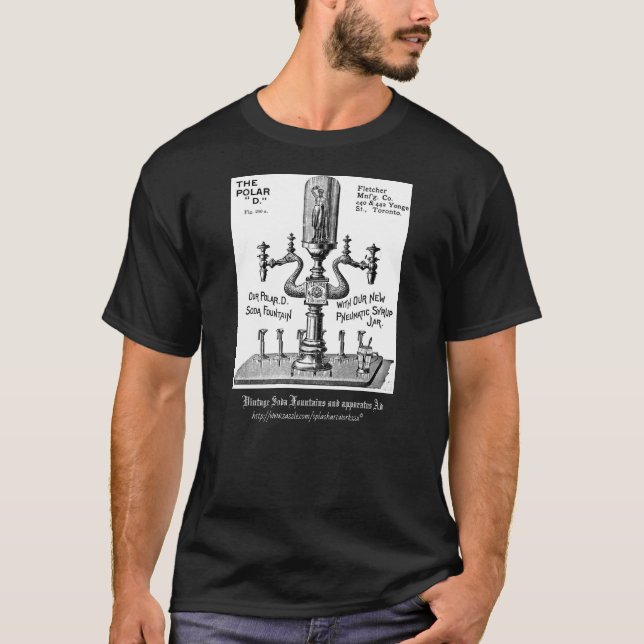 "Vintage Soda Fountain" T-Shirt (Front)