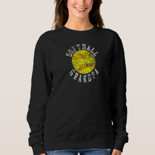 Vintage Softball Grandpa Sweatshirt