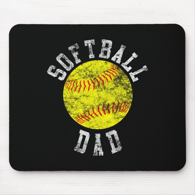 Vintage Softll Dad  Mouse Pad (Front)