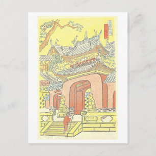 Vintage Sôfuku-ji Temple in Nagasaki, Japan Postcard
