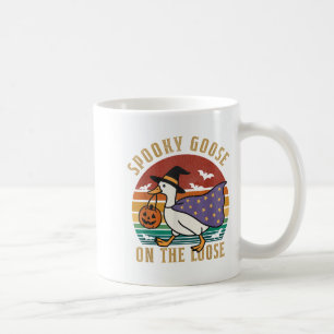 Vintage Soky Goose On The Loose Funny Halloween Re Coffee Mug