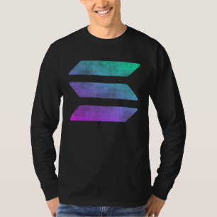 Vintage Solana Crypto Coin Token Cryptocurrency Wa T-Shirt