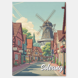 Vintage Solvang California Magnet