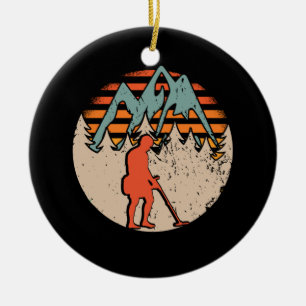 Vintage Sondeln Metal Detectorist Ceramic Ornament