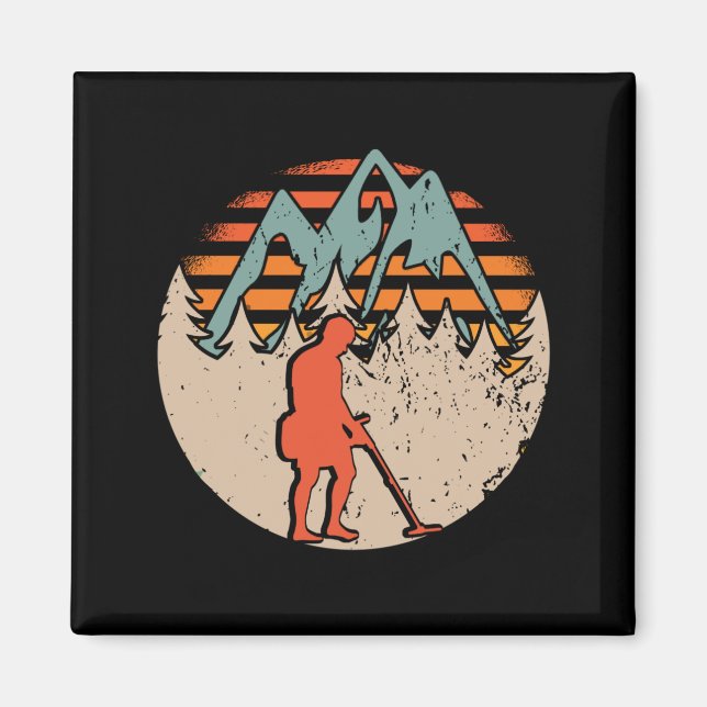 Vintage Sondeln Metal Detectorist Magnet (Front)