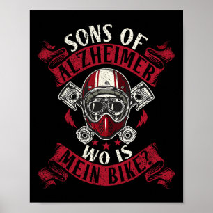 Vintage Sons Of Heimerheimer Wo Ist Mein Bike Funn Poster