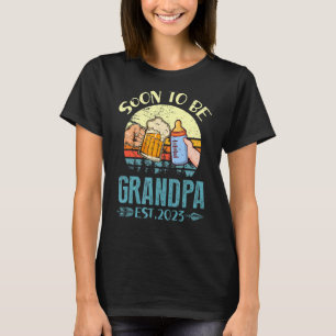 Vintage Soon to Be Grandpa 2023 for New Grandpa Fi T-Shirt