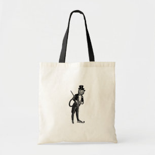 Vintage Sophisticated Opera Cat Tote Bag
