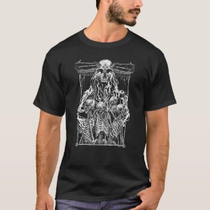 Vintage Soul Skull Death Black And White Humour Sk T-Shirt