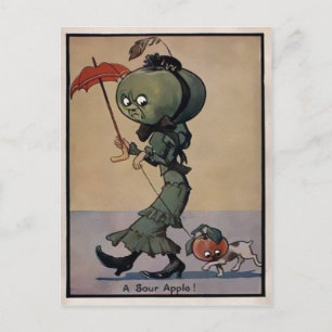 Vintage Sour Apple Postcard