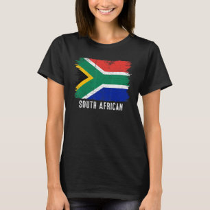 Vintage South Africa Flag South African & Proud Of T-Shirt
