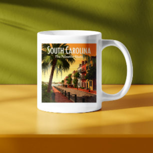 Vintage South Carolina Coffee Mug