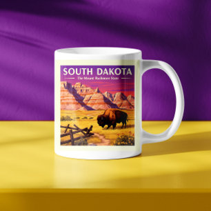 Vintage South Dakota Coffee Mug