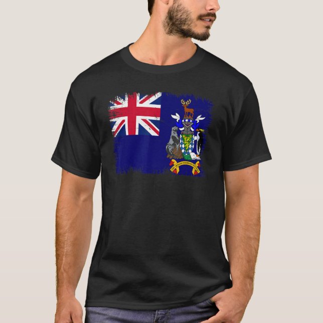 Vintage South Georgia & the South Sandwich Islands T-Shirt (Front)