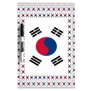 Vintage South Korea Dry Erase Board