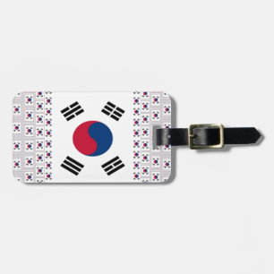 Vintage South Korea Luggage Tag