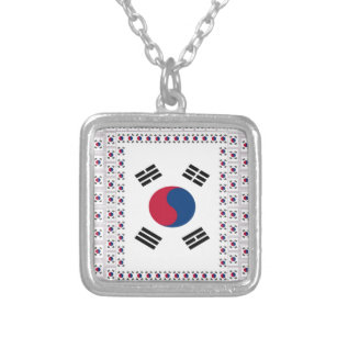 Vintage South Korea Silver Plated Necklace
