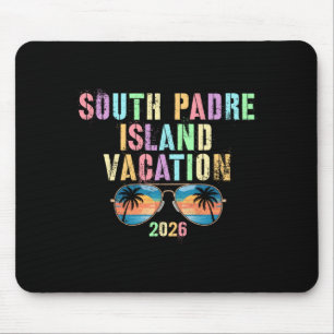 Vintage south padre island vacation 2026 vacay mouse pad