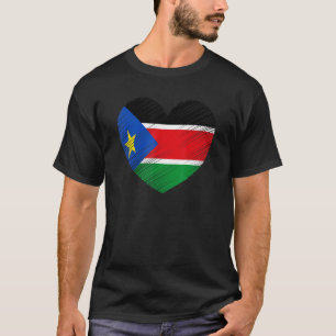 Vintage South Sudan South Sudanese Flag Pride Supp T-Shirt