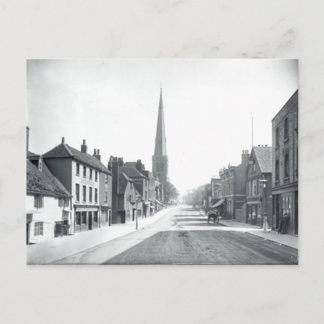 Vintage Southampton Street, Reading England, 1891 Postcard (Front)