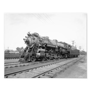 Vintage Southern Railway Ps-4 Steam Locomotive Photo Print